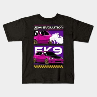 Civic Type R EK9 JDM Car Kids T-Shirt